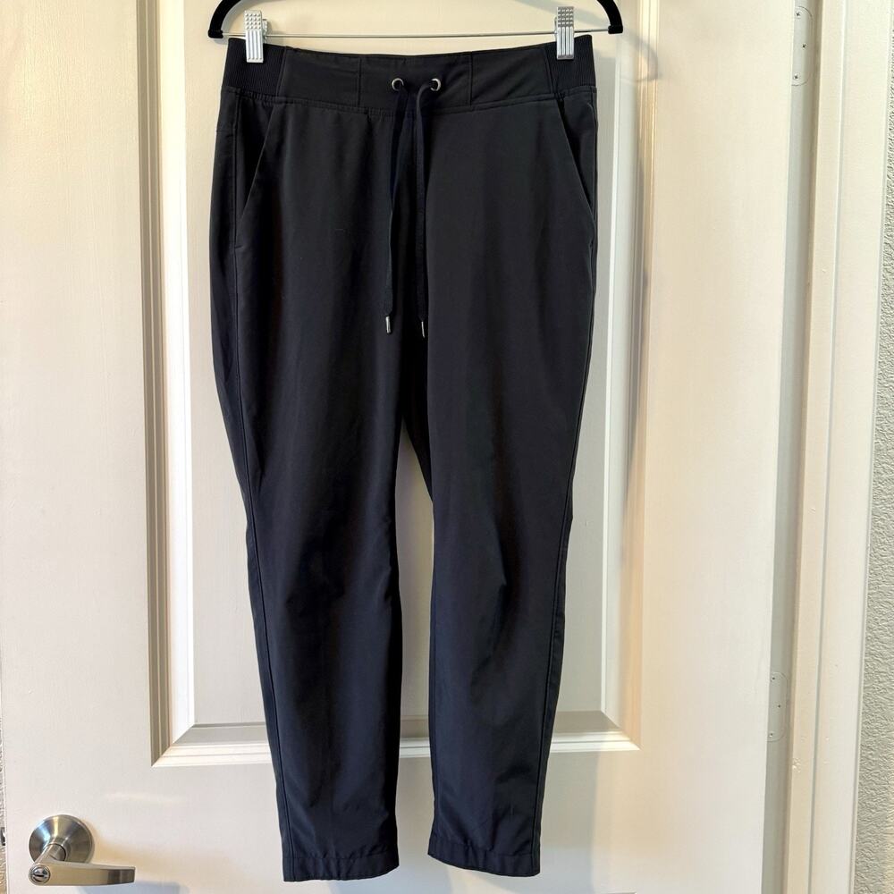 Athleta Pants Womens 2P Black Trekkie Jogger Stretch Travel Hiking Ankle Pull On
